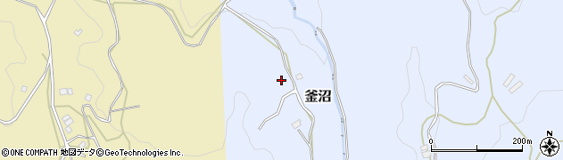 千葉県鴨川市釜沼1871周辺の地図