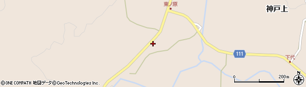 鳥取県日野郡日南町神戸上2518周辺の地図