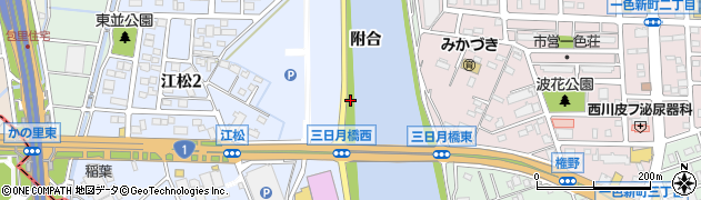 愛知県名古屋市中川区富田町大字江松（附合）周辺の地図