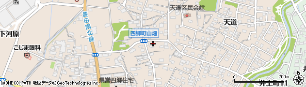 愛知県豊田市四郷町天道29周辺の地図