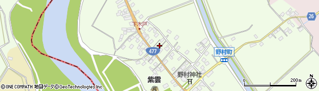 滋賀県近江八幡市野村町1458周辺の地図
