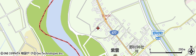 滋賀県近江八幡市野村町814周辺の地図