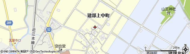 滋賀県東近江市建部上中町211周辺の地図