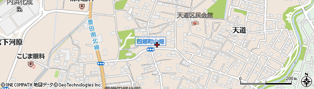 愛知県豊田市四郷町天道21周辺の地図