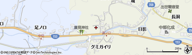 愛知県豊田市井ノ口町広見23周辺の地図