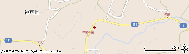 鳥取県日野郡日南町神戸上2162周辺の地図