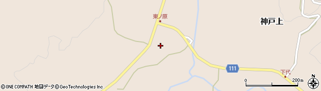 鳥取県日野郡日南町神戸上2522周辺の地図