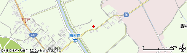 滋賀県近江八幡市野村町1539周辺の地図