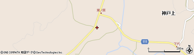 鳥取県日野郡日南町神戸上2520周辺の地図