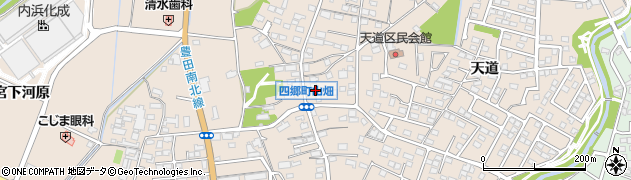 愛知県豊田市四郷町天道20周辺の地図