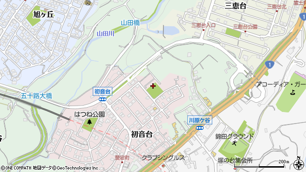 〒411-0018 静岡県三島市初音台の地図