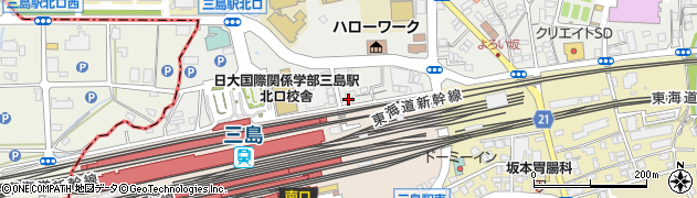 トヨタレンタリース静岡三島新幹線口店周辺の地図