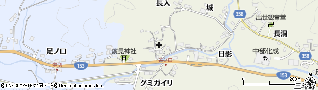 愛知県豊田市井ノ口町広見26周辺の地図