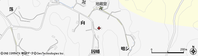 愛知県豊田市綾渡町（向）周辺の地図