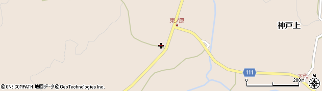 鳥取県日野郡日南町神戸上2501周辺の地図