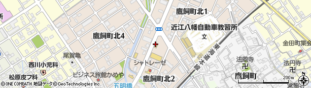 スターバックスコーヒー 近江八幡店周辺の地図