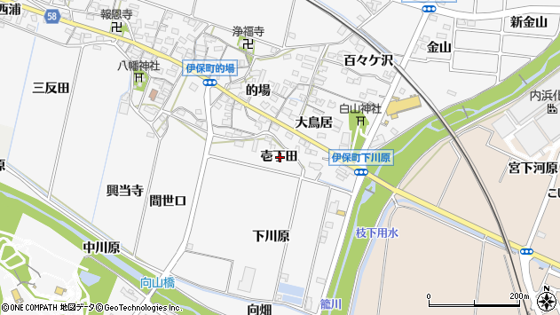〒470-0374 愛知県豊田市伊保町の地図