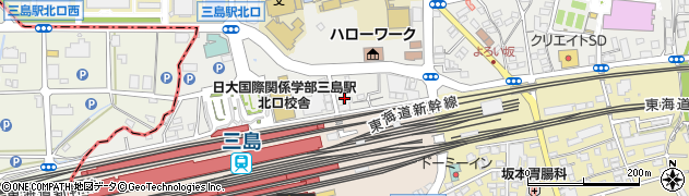 株式会社トヨタレンタリース静岡　三島新幹線口店周辺の地図