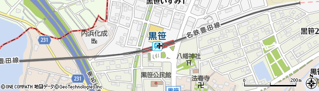 愛知県みよし市周辺の地図