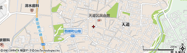 愛知県豊田市四郷町天道27周辺の地図