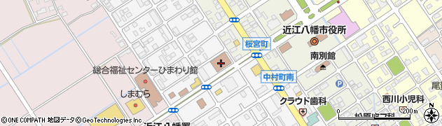 近江八幡郵便局集荷周辺の地図