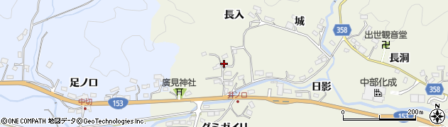 愛知県豊田市井ノ口町広見33周辺の地図