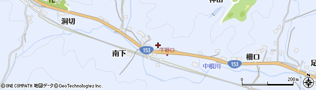 愛知県豊田市野口町（漆垣内）周辺の地図