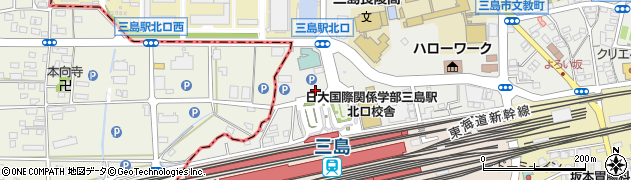 日産レンタカー三島新幹線口店周辺の地図