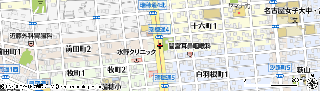愛知県名古屋市瑞穂区瑞穂通周辺の地図