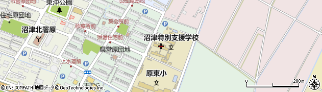 静岡県立沼津特別支援学校周辺の地図