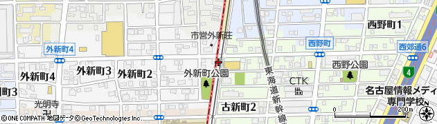 愛知県名古屋市熱田区中野新町周辺の地図