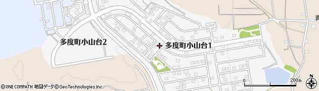 三重県桑名市多度町小山台周辺の地図