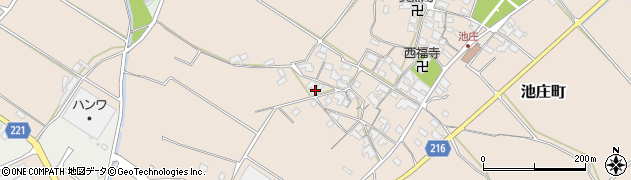 滋賀県東近江市池庄町1271周辺の地図