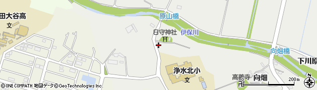 愛知県豊田市貝津町（西向畑）周辺の地図