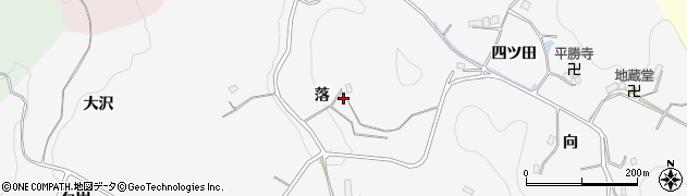 愛知県豊田市綾渡町落14周辺の地図