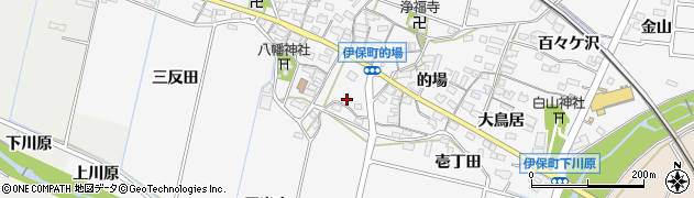 愛知県豊田市伊保町的場97周辺の地図