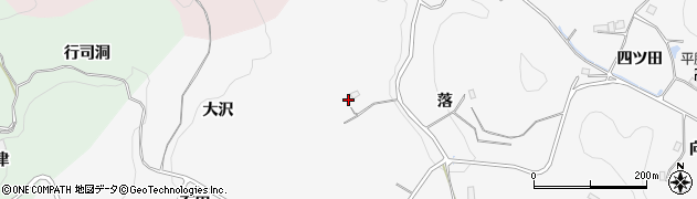 愛知県豊田市綾渡町落23周辺の地図