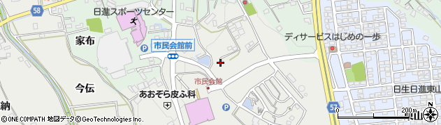 愛知県日進市折戸町（笠寺山）周辺の地図