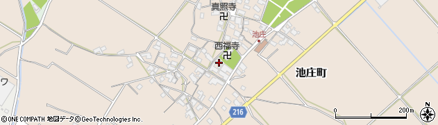 滋賀県東近江市池庄町1317周辺の地図