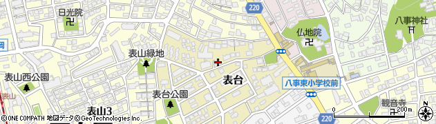 愛知県名古屋市天白区表台137周辺の地図