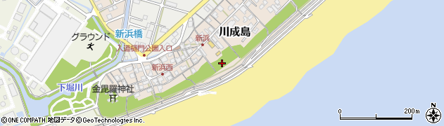 新浜公園周辺の地図