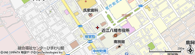 滋賀中央信用金庫八幡西出張所周辺の地図