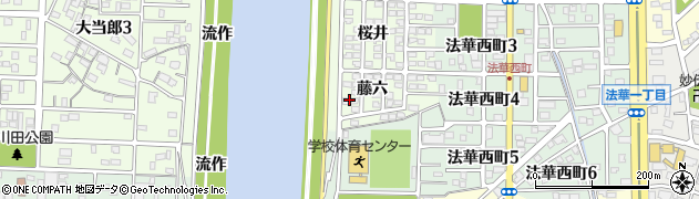 愛知県名古屋市中川区中須町藤六周辺の地図