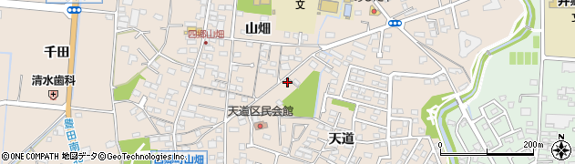 愛知県豊田市四郷町天道4周辺の地図