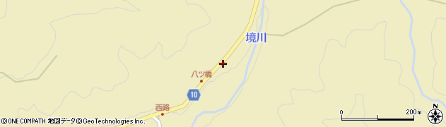 愛知県北設楽郡設楽町八橋道下周辺の地図