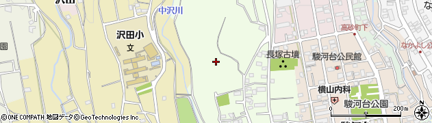 静岡県沼津市東沢田周辺の地図