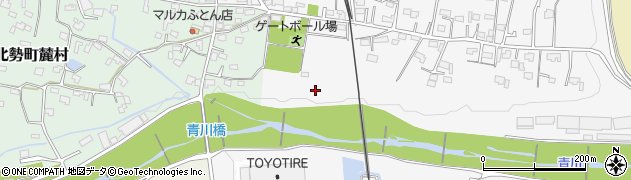 青川周辺の地図