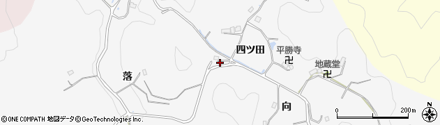 愛知県豊田市綾渡町四ツ田3周辺の地図