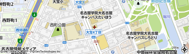 ゲオ　熱田大宝店周辺の地図