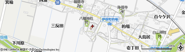 愛知県豊田市伊保町宮本23周辺の地図